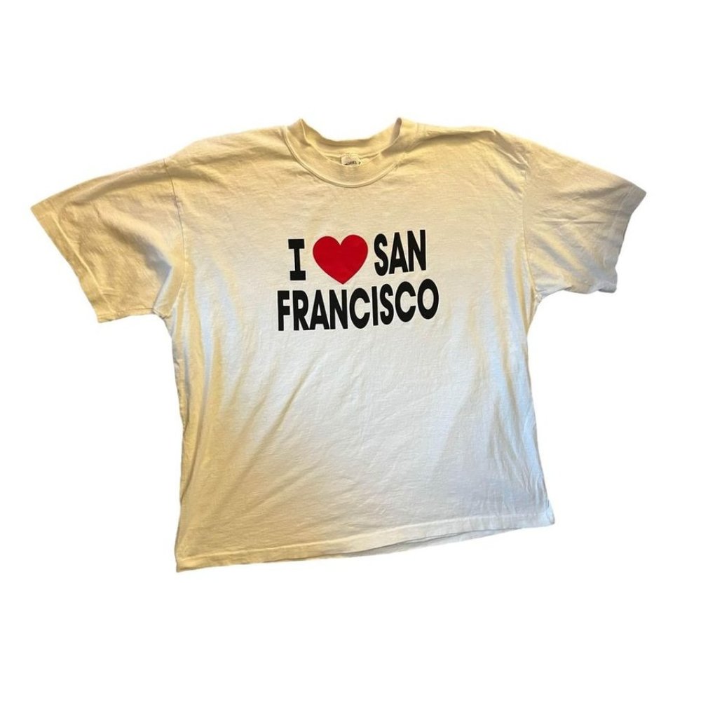 Vintage Single Stitch TShirt “I Heart San Francisco” Size XXL Made In USA